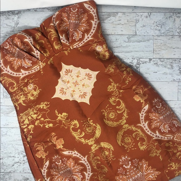 NWT Free People Metallic Strapless Clubwear Dress - Picture 3 of 4